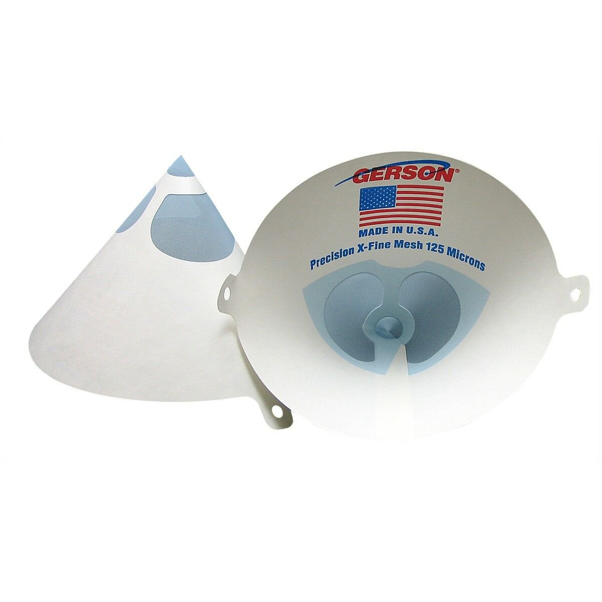 Gerson Medium Mesh 125 Micron Synthetic Filter Paint Strainers - 250 per Bag