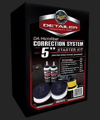 Meguiars DMCKIT5 DA Microfiber Correction System Kit Detailers 5" Polishing Kit