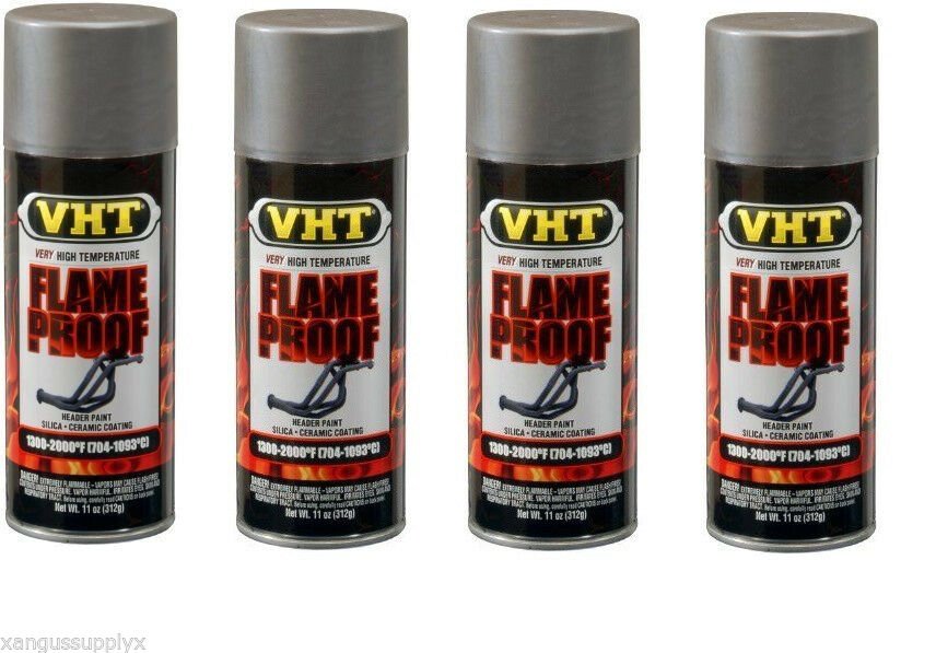 VHT SP998 Flame Proof  Ceramic Coating Cast Iron Header Paint Can  (Pack of 4)