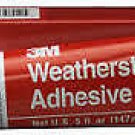 3M Black Weatherstrip Adhesive Black Fast Drying  Flexible & Waterproof  08011