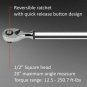 AC Delco ARM303-4A 1/2â Drive Angle Digital Torque Wrench 12.5 â 250.7 ft-lbs