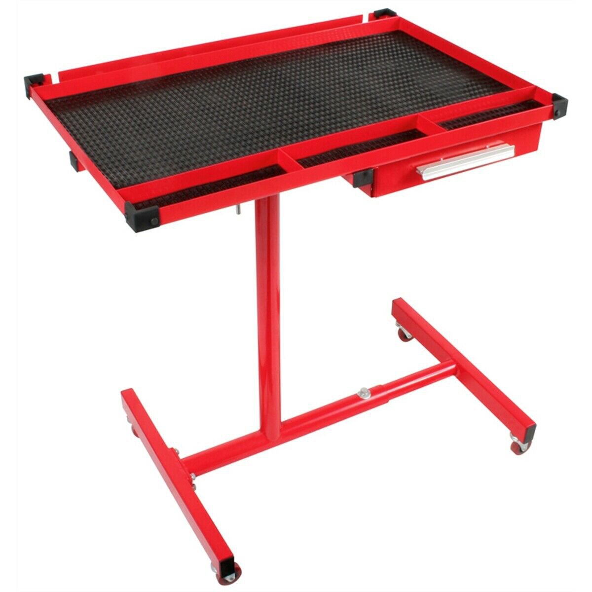 Sunex 8019 Heavy Duty Adjustable Mechanics Mobile Tool Cart Work Table W/ Drawer
