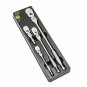 GearWrench 81230F Full Polish Flex Head Ratchet Set 1/4" 3/8" & 1/2" Drive Kit