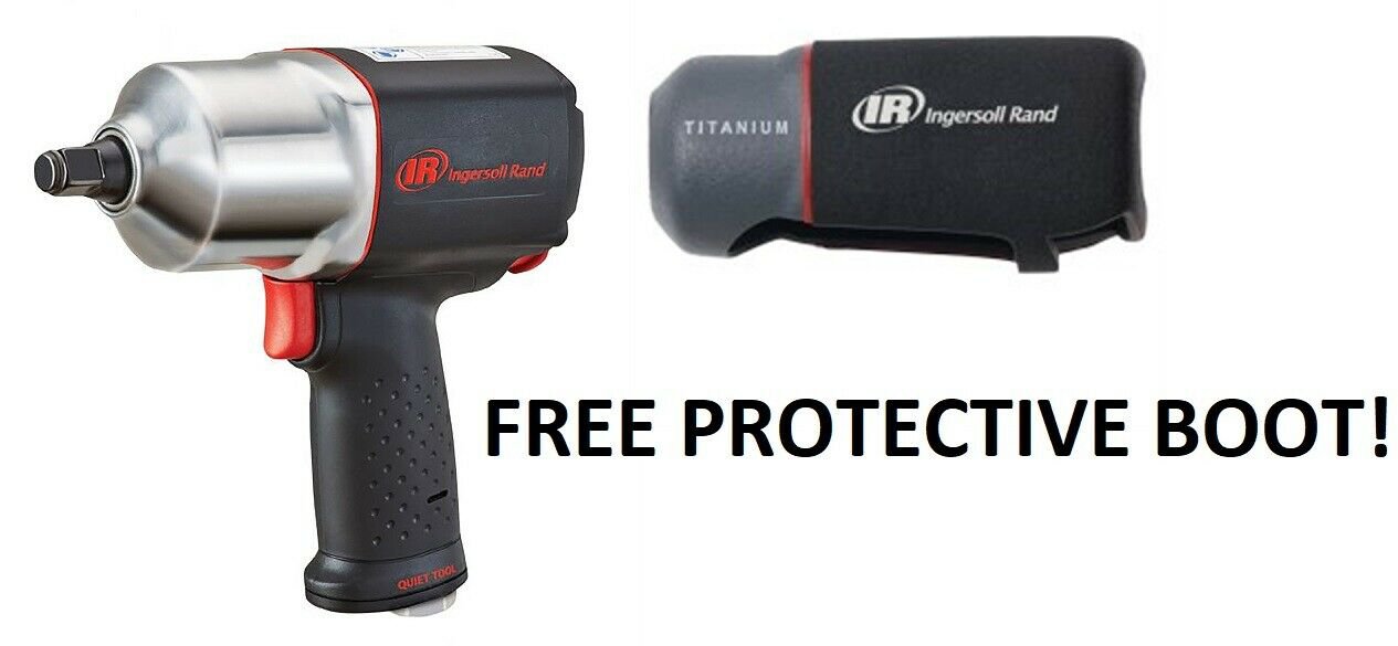 Ingersoll Rand IRT 2135QXPA 1/2" Drive Quiet Impact Wrench Gun With Free Boot!