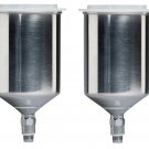 Devilbiss StartingLine 20 oz Metal Gravity Feed Spray Gun Cup with Lid (2 PACK)
