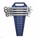 GearWrench 9903 Flex Head Ratcheting Wrench Set Metric 21mm 22mm 24mm and 25m