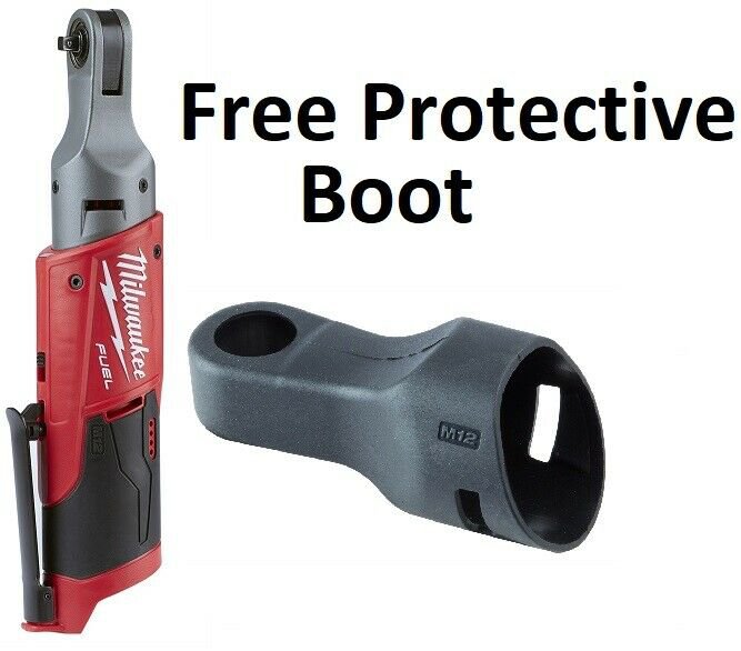 Milwaukee 2556-20 M12 FUEL Ratchet 1/4" Drive Bare Tool w/ Free Protective Boot