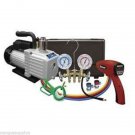 Mastercool 90062 - A-KIT A/C Starter Kit  3 cfm pump, leak detector, gauge set