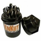 KnKut Made In The USA Drill Bit Set 1/16" - 1/2" For Stainless Steel / Titanium