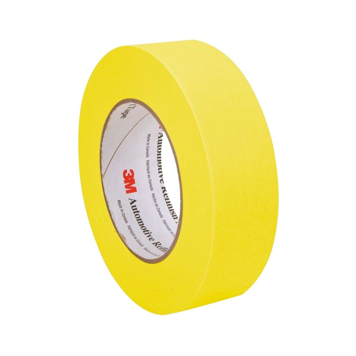 3M 06654 Automotive Refinish Yellow Masking Tape 1.5"  Case of 24 Rolls 6654