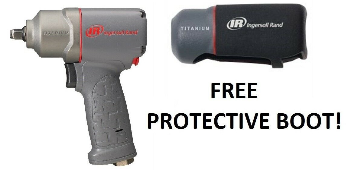 Ingersoll Rand 2115TIMAX 3/8" Drive Titanium Impact Wrench Gun With Free Boot!