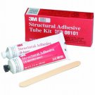 3m Trim Fiberglass Structural Adhesive Tube Kit 2oz Gray 08101
