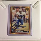 Barry Sanders Autographed!! Hall of Fame card
