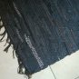 Leather Rug Brown Fireplace Sparks Resistant and Protection
