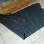Leather Rug Brown Fireplace Sparks Resistant and Protection