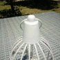 Lantern Cage Style Decor-Rustic-Vintage-Metallic White Color Lantern-Garden lant