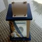 Nautical Lantern Handmade Wooden White Blue with Net and Fishes Nautical Decor