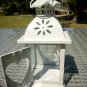 SET OF 10 Wedding Centerpiece Table Wedding Decor-Rustic-Vintage-Metallic White