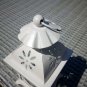 SET OF 10 Wedding Centerpiece Table Wedding Decor-Rustic-Vintage-Metallic White