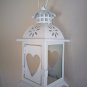 SET OF 10 Wedding Centerpiece Table Wedding Decor-Rustic-Vintage-Metallic White