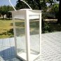 SET OF 10 White Color Lantern-Table Wedding Decor-Rustic-Vintage-Metallic