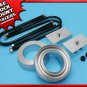 3" Front + 2" Rear Silver Billet 3.5" Axle Lift Kit For 2002-2008 Dodge Ram 1500