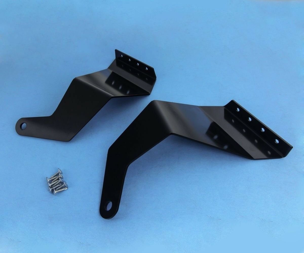 04-14 SOLID STEEL Ford F150 Light Bar Mount Brackets Curved 50-52" Fits Raptor