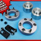 3" FT + 2" RR Silver Billet Lift Kit 2007-2019 Tahoe 1500 2WD 4WD w/Extender
