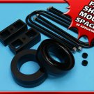 3" Front + 2" Rear Black Steel 3.5" Axle Lift Kit For 2002-2008 Dodge Ram 1500