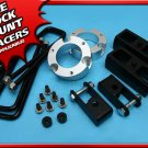 2007-2019 GMC Sierra 1500 2.5" F Billet + 1.5" R Steel Lift Kit 6Lug + Extenders