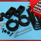 2.5" Fr Billet + 1.5" Rr Lift Kit For Toyota Tacoma 05-19 4WD 6-Lug w/ Diff Drop