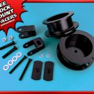 STEEL 2.5" Fr Spacers Lift Kit For 13-19 Ram 2500 3500 4X2 4X4 w/ Shock Brackets