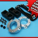 3" Ft T6 Billet + 2" Rr Steel Lift Leveling Kit 6-lug For 95-04 Toyota Tacoma