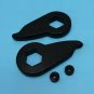1-3" Front + 2" Silver Rear Billet Lift Kit 97-04 Ford F-150 Inc. Heritage 4WD