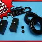 3" FT + 2" RR Black Billet Lift Kit For 1994-2001 Dodge Ram 1500 2WD w/Extenders