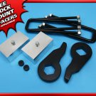 1-3" FT + 1.5" Silver Billet RR Lift Kit 92-99 GMC Yukon 4x4 4WD w/ Extension