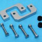 Silver Front 1" Coil Spacer Suspension Leveling Lift Kit 07-19 Chevy 2wd 4wd