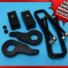 1-3" FT Forged + 2" RR Black Billet Lift Kit 00-13 Yukon XL 2500 2WD 4WD 8-Lug