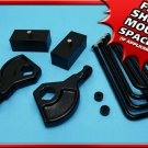 Forged Adj. 1-3" Front + 2" Billet Rear Lift Kit For 1987-2004 Dodge Dakota 4WD