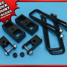 1.5" Rear Steel Lift Kit 2007-2019 Sierra Silverado 1500 6-Lug Shock Extenders