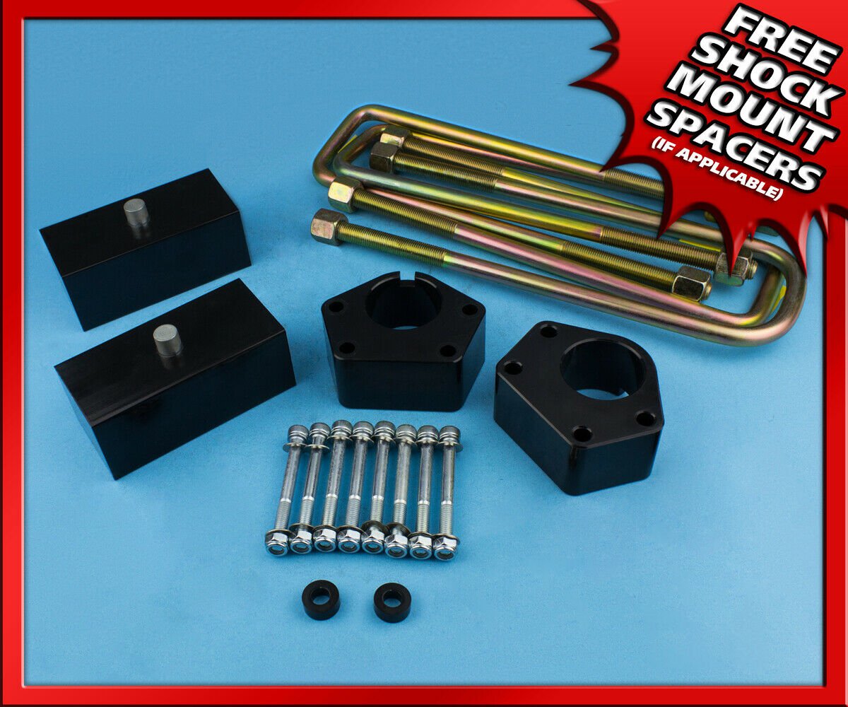 2" Front + 1" Rear Black Billet Level Lift Kit For 1993-1998 Toyota IFS T100 4WD