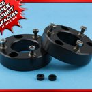 2" Front Strut Spacer Lift Kit T6 Billet 07-19 Chevy Tahoe 1500 2WD 4WD Black