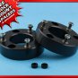 2" Front Strut Spacer Lift Kit T6 Billet 07-19 Chevy Tahoe 1500 2WD 4WD Black