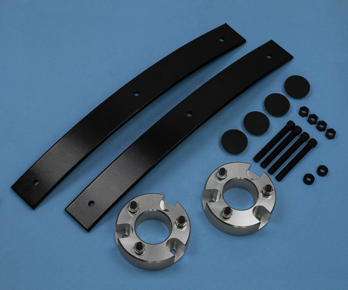 Fits 20052015 Nissan Xterra 3" Billet Front + 1.5"2" Rear AddaLeaf