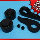 1-3" FT + 1" Black Billet RR Lift Kit 2000-2006 Chevy Suburban 1500 4WD 6-Lug