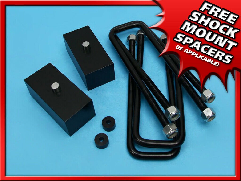 2" Inch Rear Black Billet Lifting Kit Chevrolet GMC K1500 1988-1999 4WD