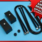 Fits 03-13 Dodge Ram 1500 2500 3500 1" Rear Black Billet Lift Kit 4WD 4" Axle