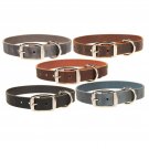 Heavy Duty Leather Dog  Collar_Medium, Large, XL_1" Wide_Amish Handmade