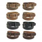Men's_Buffalo Leather Belt 1 1/2" wide_Accent Stitched_Amish Handmade