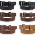 Men's_1-1/2" HEAVY DUTY_LEATHER WORK HOLSTER BELT_Accent Stitched_AMISH HANDMADE
